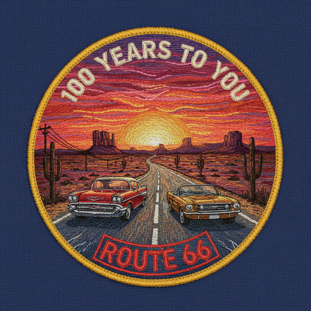 100 Years to You Route 66 Sunset Patch
