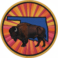 Oklahoma Buffalo Sunset Patch