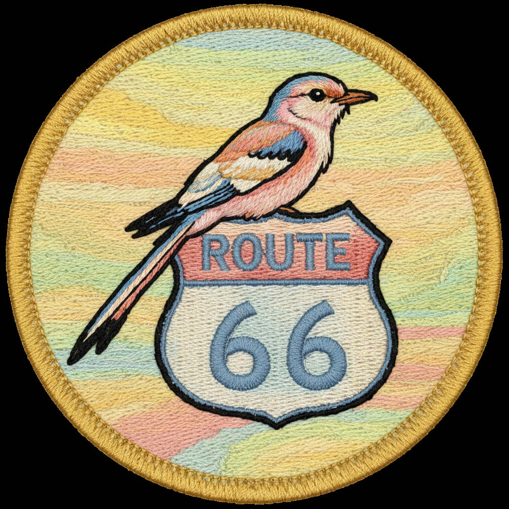 Route 66 Scissor-tailed Flycatcher Patch